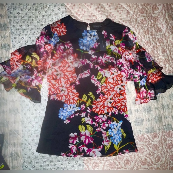 Vintage Josie Natori Hokkaido Blossom 100% SILK Super soft! Size XS NWT - Picture 1 of 7